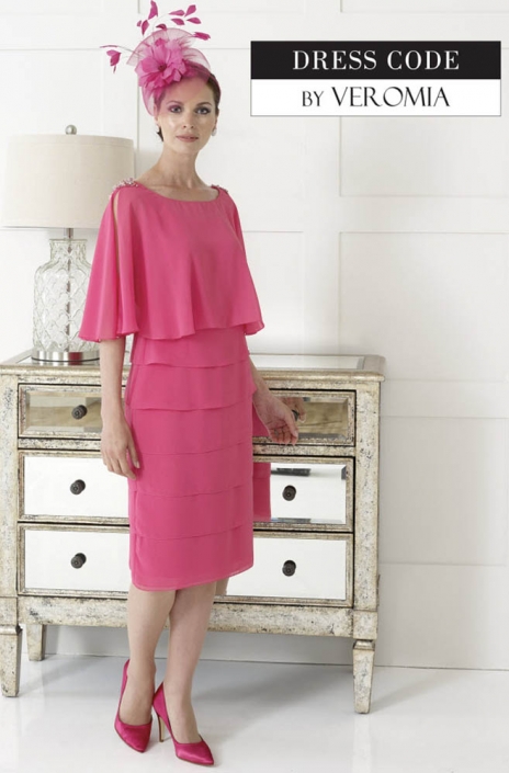 DressCode-DC176E-Hot-Pink-Mum-of-the-bride-dress-floaty-beading